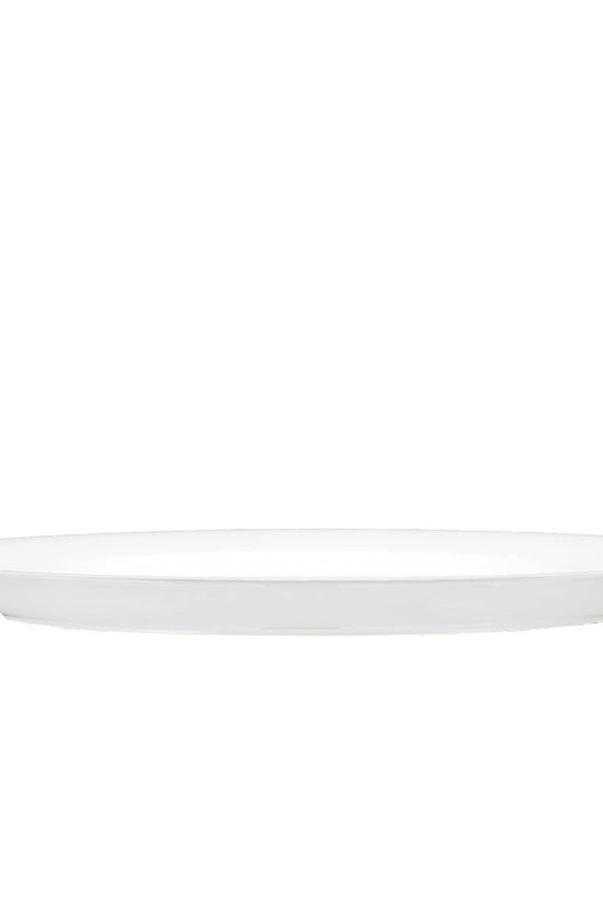 16 Inch Plastic Oval Food Platter - White - TEM IMPORTS™