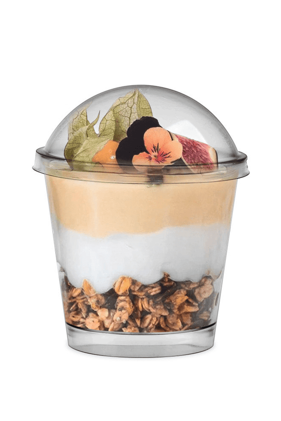 160mL Clear Mini Round Dessert Cup Base - TEM IMPORTS™