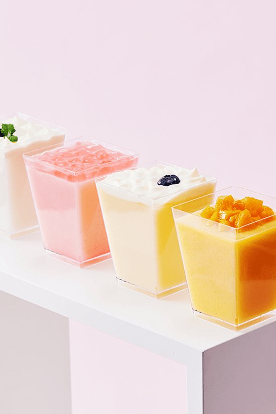 160mL Clear Mini Square Dessert Cup Base - TEM IMPORTS™