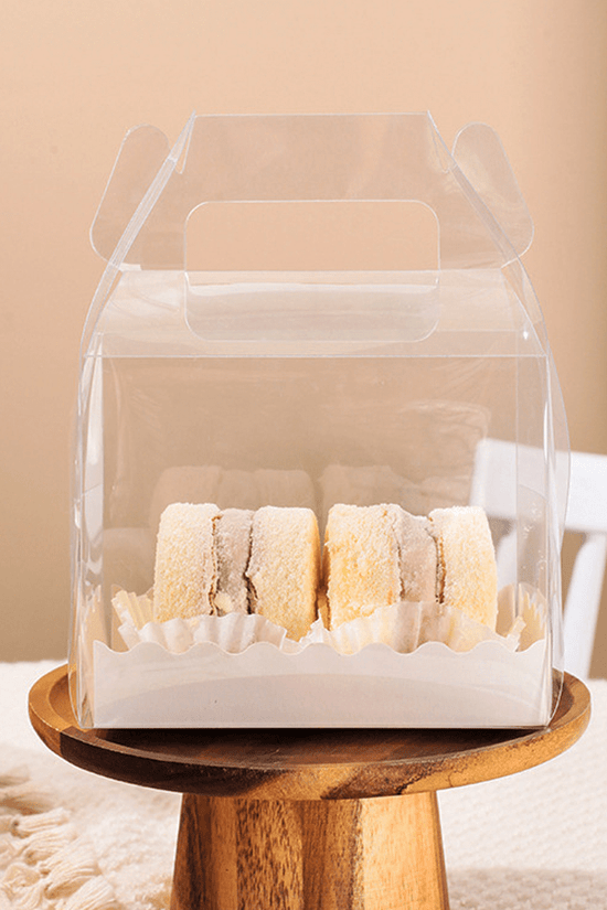 160x90x90mm Rectangular Clear Box With Handle - TEM IMPORTS™