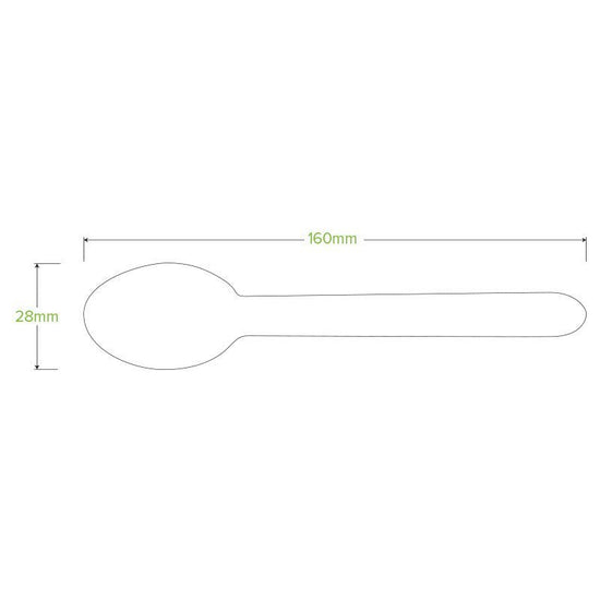 16cm Unbranded Wood Spoon - 2000pcs/Ctn - TEM IMPORTS™