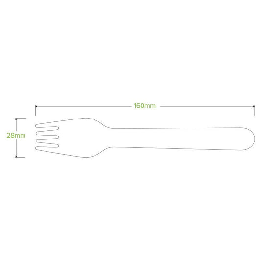 16cm Wood Fork - 1000pcs/Ctn - TEM IMPORTS™