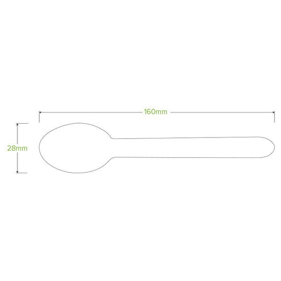 16cm Wood Spoon - 1000pcs/Ctn - TEM IMPORTS™