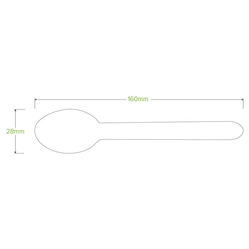 16cm Wood Spoon - 1000pcs/Ctn - TEM IMPORTS™