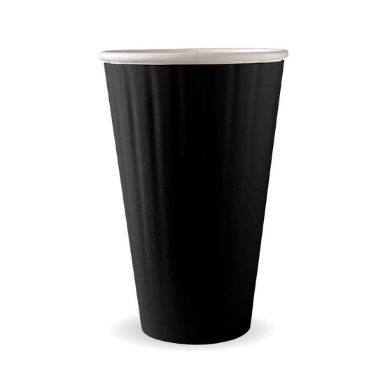16oz/460mL (90mm) Black Double Wall BioCup - 1000pcs/ctn - TEM IMPORTS™