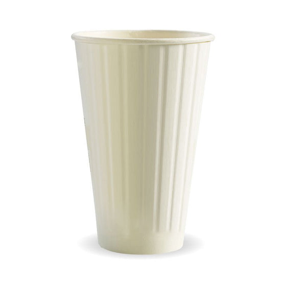 16oz/460mL (90mm) White Double Wall BioCup - 600pcs/ctn - TEM IMPORTS™