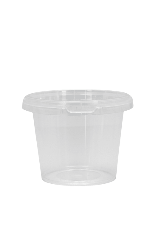 16oz/500mL Clear Fruit/Milk Tea Tamper Proof Bucket Cups - TEM IMPORTS™
