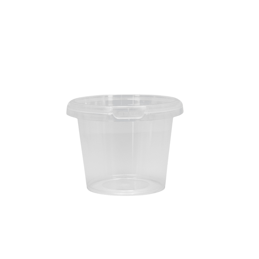 16oz/500mL Clear Fruit/Milk Tea Tamper Proof Bucket Cups - TEM IMPORTS™