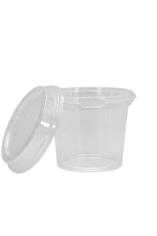 16oz/500mL Clear Fruit/Milk Tea Tamper Proof Bucket Cups - TEM IMPORTS™