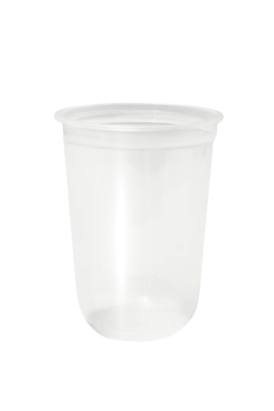 16oz/500mL (D/90mm) PP Injection U - Shape Cup Sealable - TEM IMPORTS™