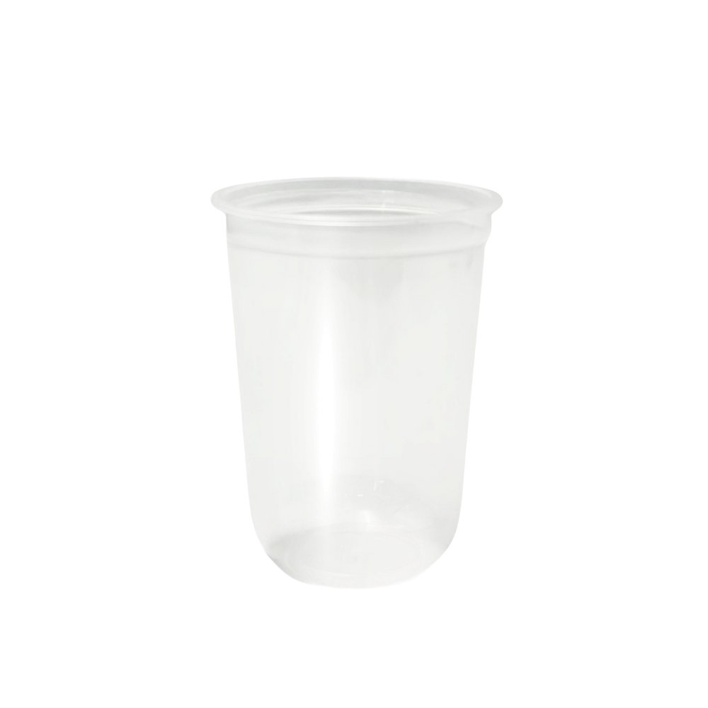 16oz/500mL (D/90mm) PP Injection U - Shape Cup Sealable - TEM IMPORTS™