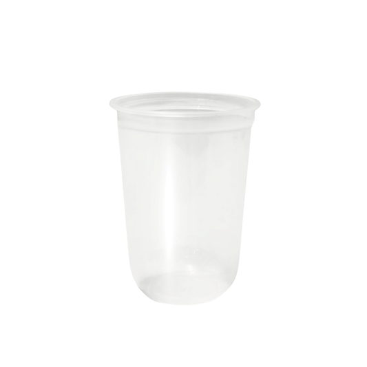 16oz/500mL (D/90mm) PP Injection U - Shape Cup Sealable - TEM IMPORTS™