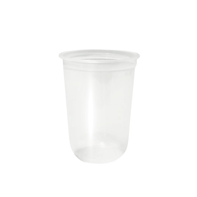 16oz/500mL (D/90mm) PP Injection U - Shape Cup Sealable - TEM IMPORTS™