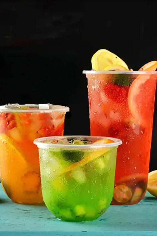16oz/500mL (D/95mm) PP U - Shape Cup - TEM IMPORTS™
