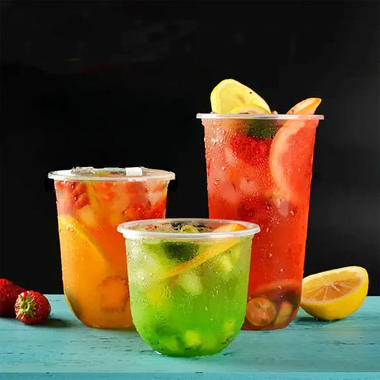 16oz/500mL (D/95mm) PP U - Shape Cup - TEM IMPORTS™