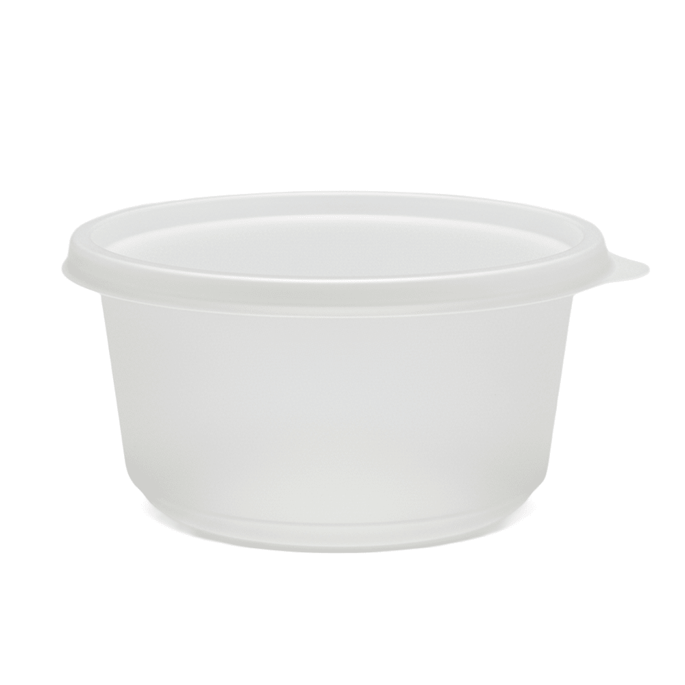 16oz/500mL Round Tampered Evident Frosted Container With Lid - TEM IMPORTS™