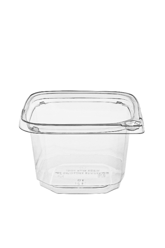 16oz/500mL Tamper Evident Square Deli Container Base - TEM IMPORTS™