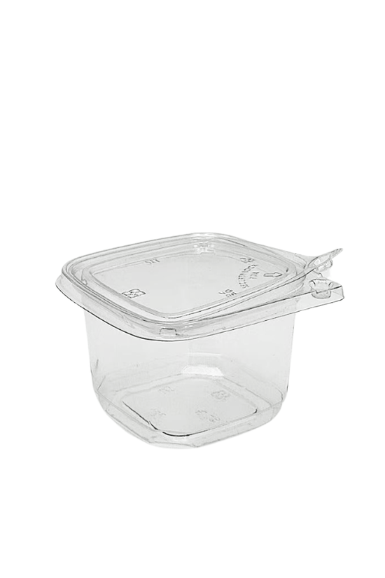 16oz/500mL Tamper Evident Square Deli Container Base - TEM IMPORTS™