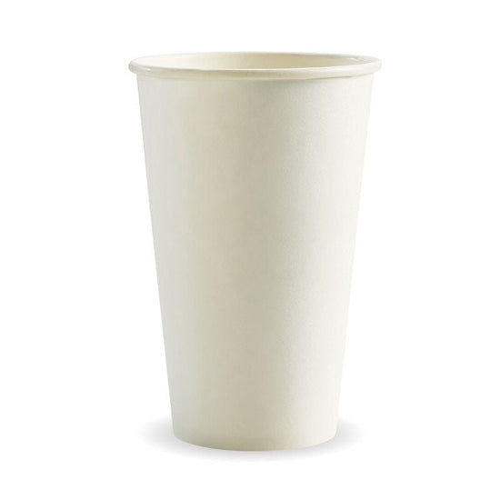 16oz/510mL (90mm) White Single Wall BioCup - 1000pcs/ctn - TEM IMPORTS™