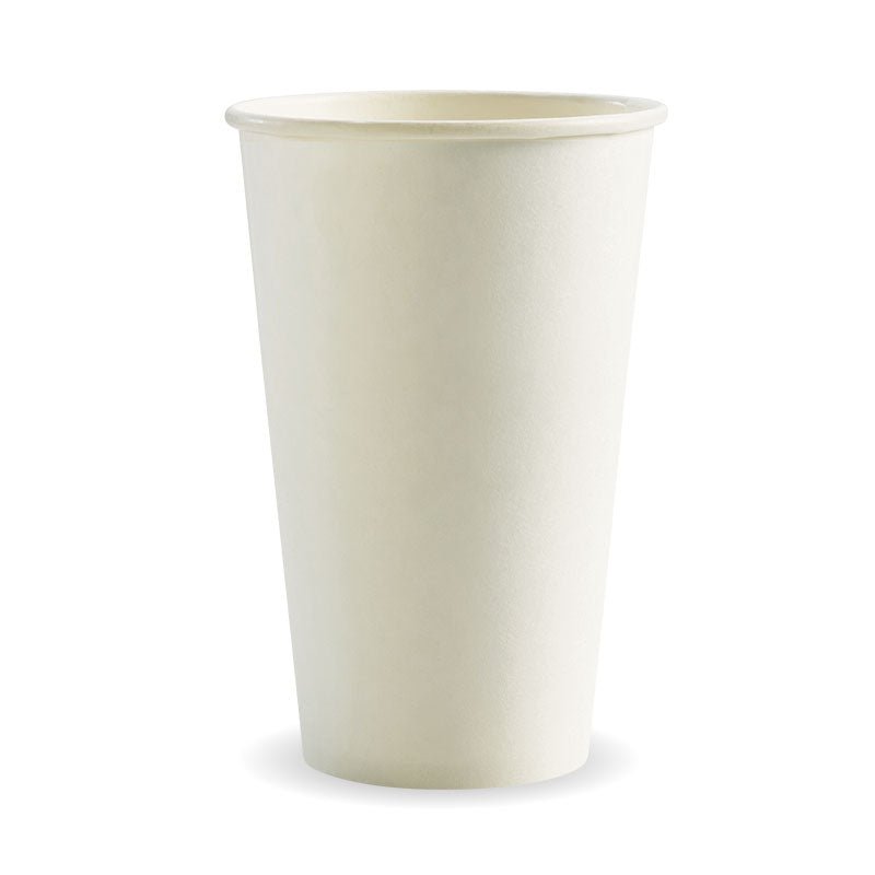 16oz/510mL (90mm) White Single Wall BioCup - 1000pcs/ctn - TEM IMPORTS™