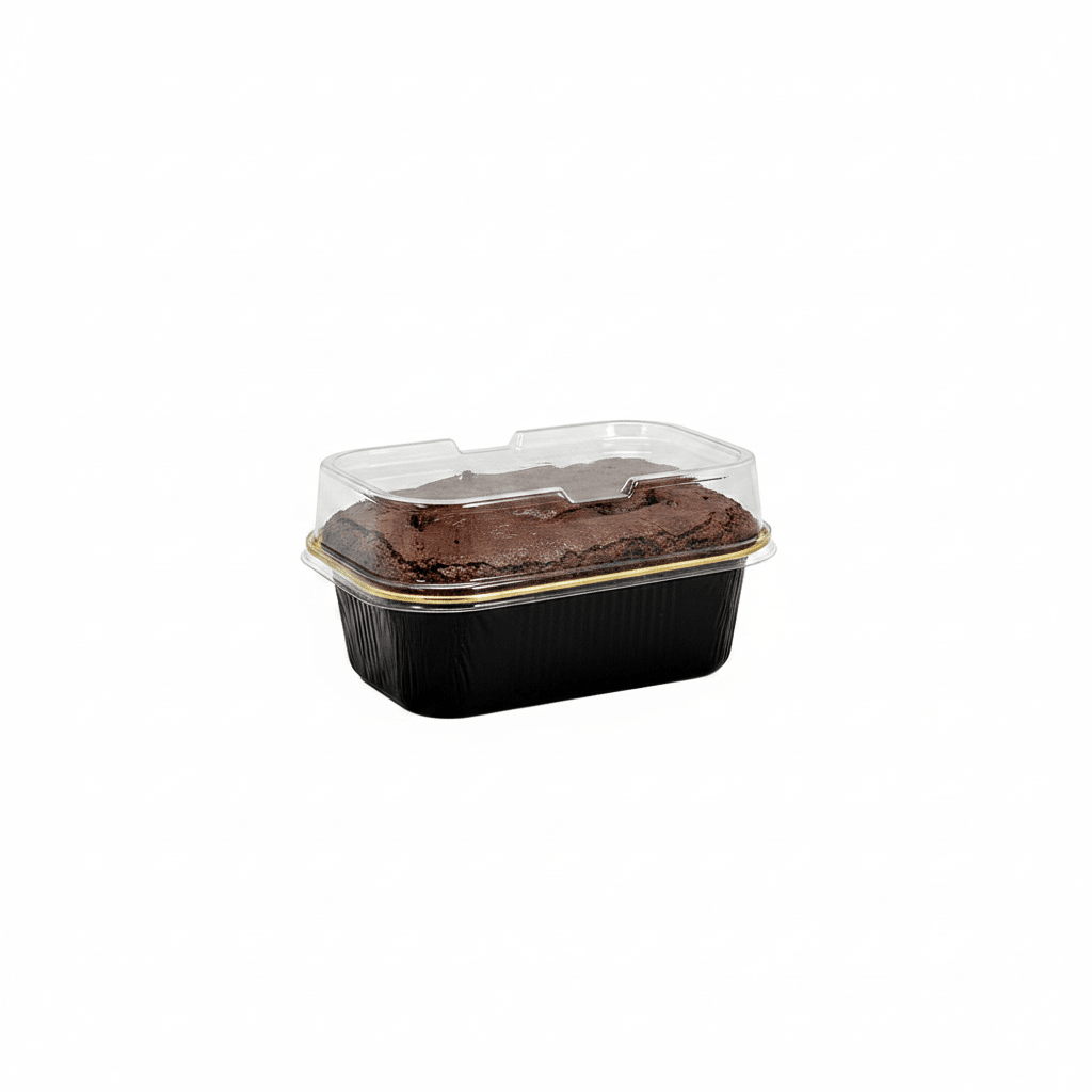 170mL Black&Gold Series Rectangular PET Lid - TEM IMPORTS™