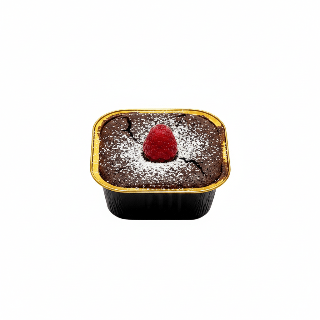 170mL Square Aluminium Ribbed Wall Foil Cake Tin - Black&Gold Series - TEM IMPORTS™