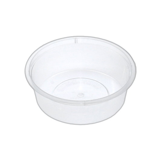 1.7oz/50mL Round Plastic Container Natural - TEM IMPORTS™