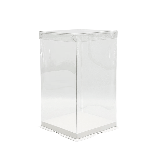 17x17x28 Transparent Square Box With Clear Lid - TEM IMPORTS™