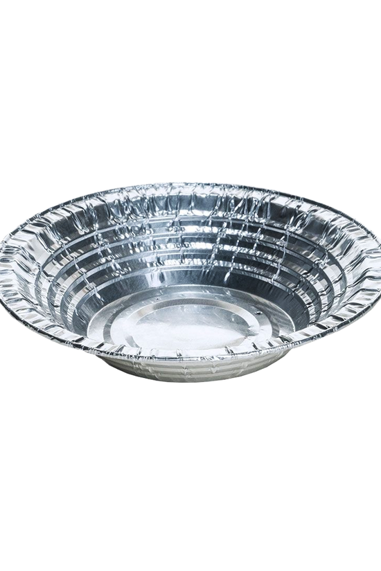 100mL Medium Round Base Foil Pie Case - 1500/CTN