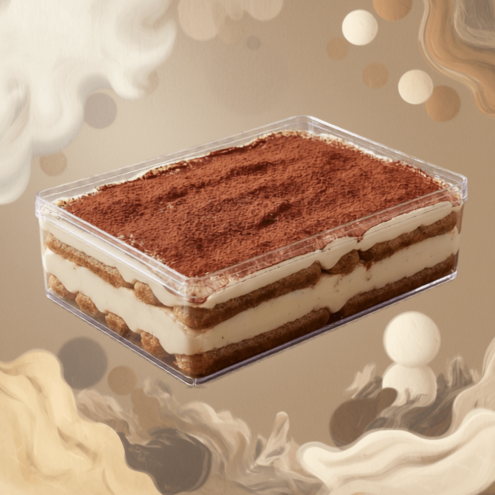 1800mL Clear Rectangular Container With Hard Lid - TEM IMPORTS™