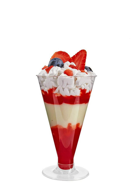 180mL Clear Pedestal Round Shape Container Base - TEM IMPORTS™
