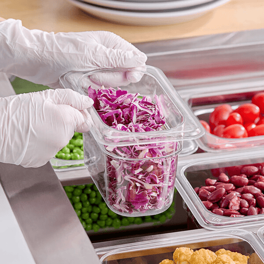 1/9 Size Clear Polycarbonate Food Pan - 100mm - TEM IMPORTS™