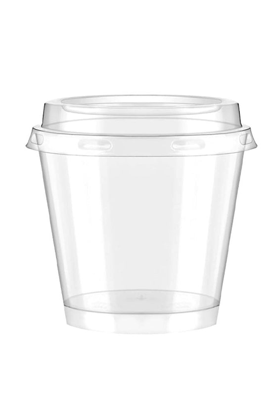 190mL Clear Mini Round Dessert Cup Base - TEM IMPORTS™