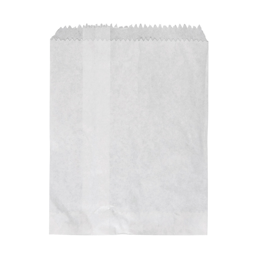 Flat Paper Bag White Size 1F - 500/PK