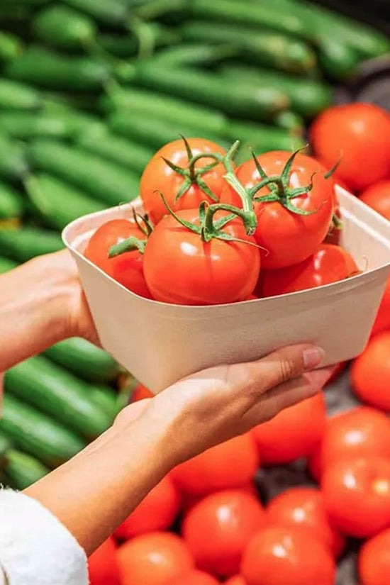 1kg Plant Fibre Punnet Tray - 500/CTN - TEM IMPORTS™