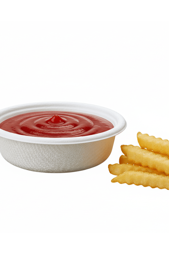 1oz/30mL White Sugarcane Portion Sauce Cup - TEM IMPORTS™