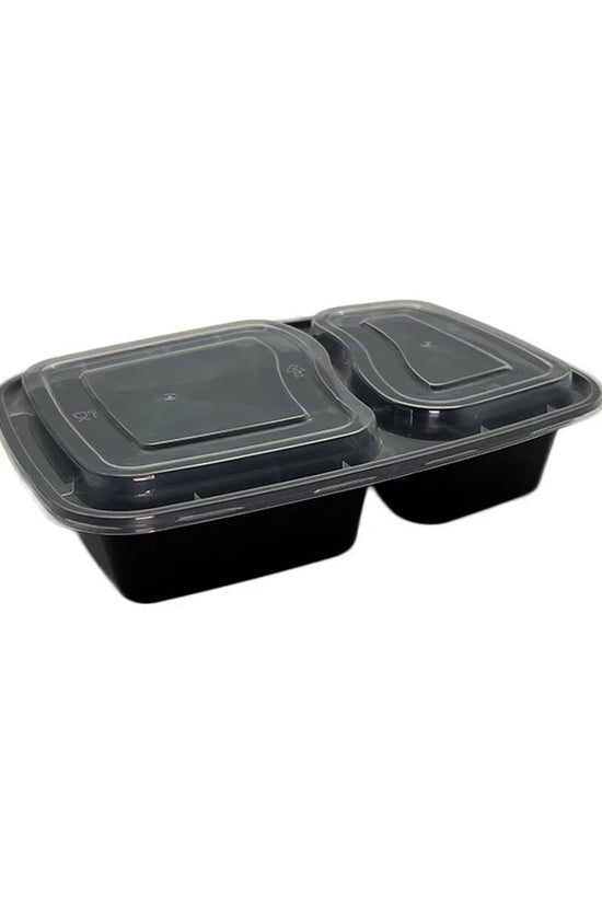 2 Compartment Takeaway Meal Prep Container With Lid - TEM IMPORTS™