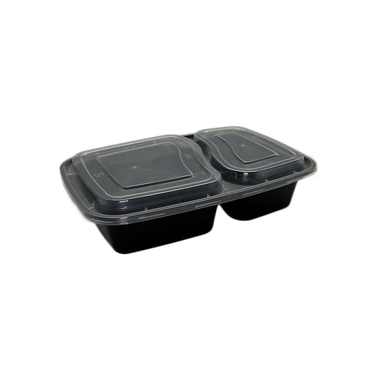 2 Compartment Takeaway Meal Prep Container With Lid - TEM IMPORTS™
