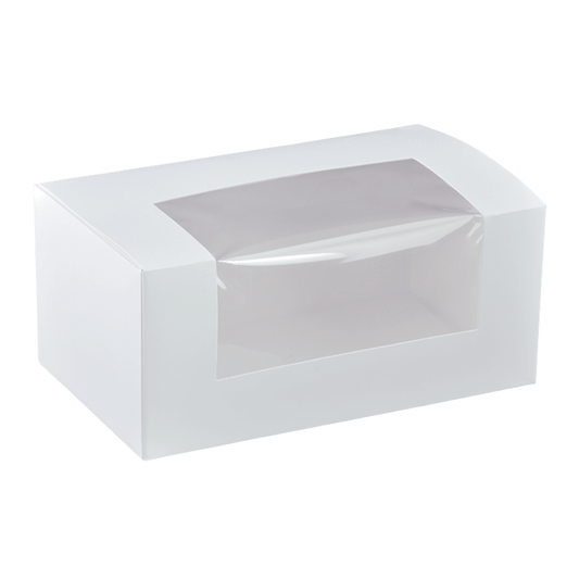 2 Cupcake White Window Box - 400/CTN - TEM IMPORTS™