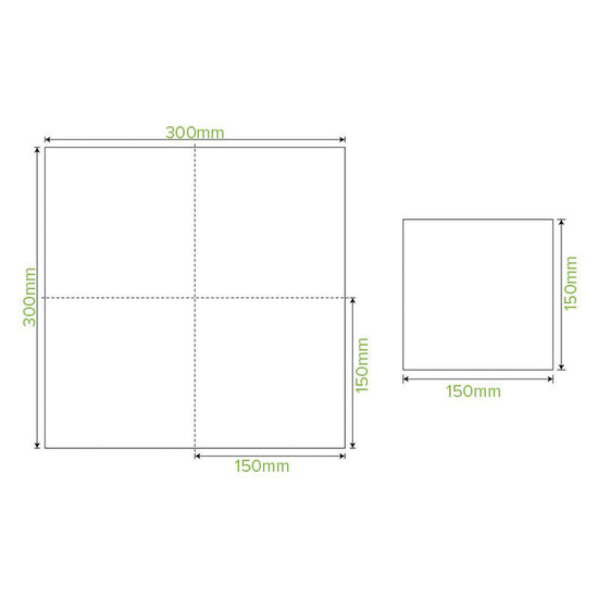 2-Ply 1/4 Fold Natural Lunch BioNapkin - 2000pcs/Ctn - TEM IMPORTS™