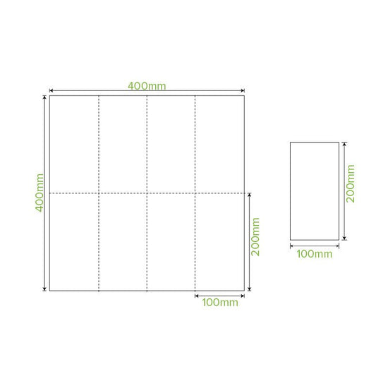 2-Ply 1/8 Fold Black Quilted Dinner BioNapkin - 1000pcs/Ctn - TEM IMPORTS™