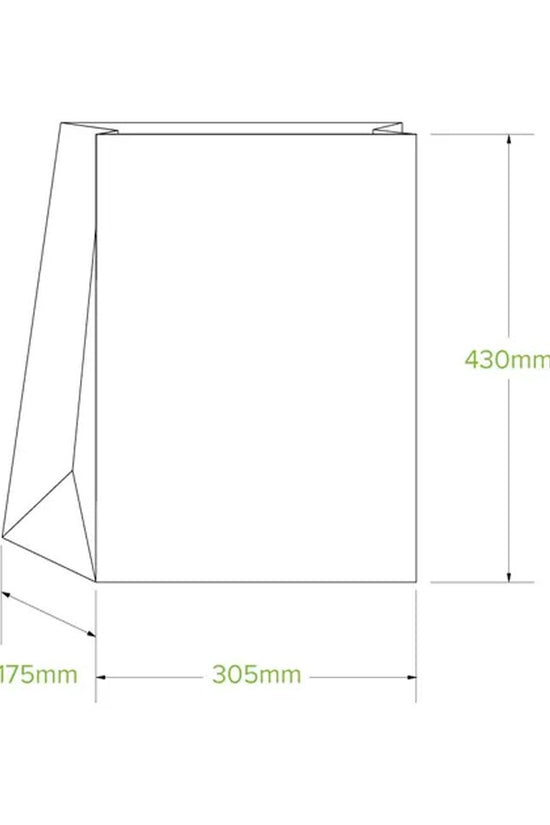 #20 SOS White Paper Bag - 250/CTN - TEM IMPORTS™