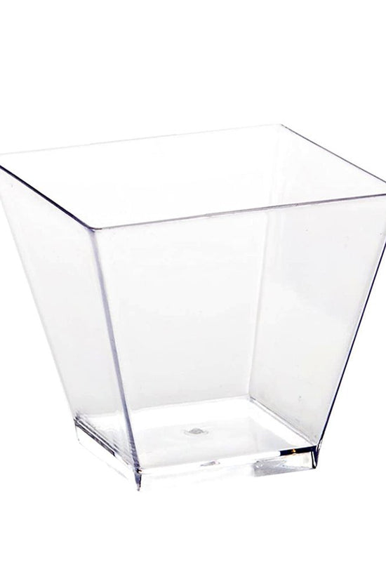 200mL Clear Mini Square Dessert Cup Base - TEM IMPORTS™