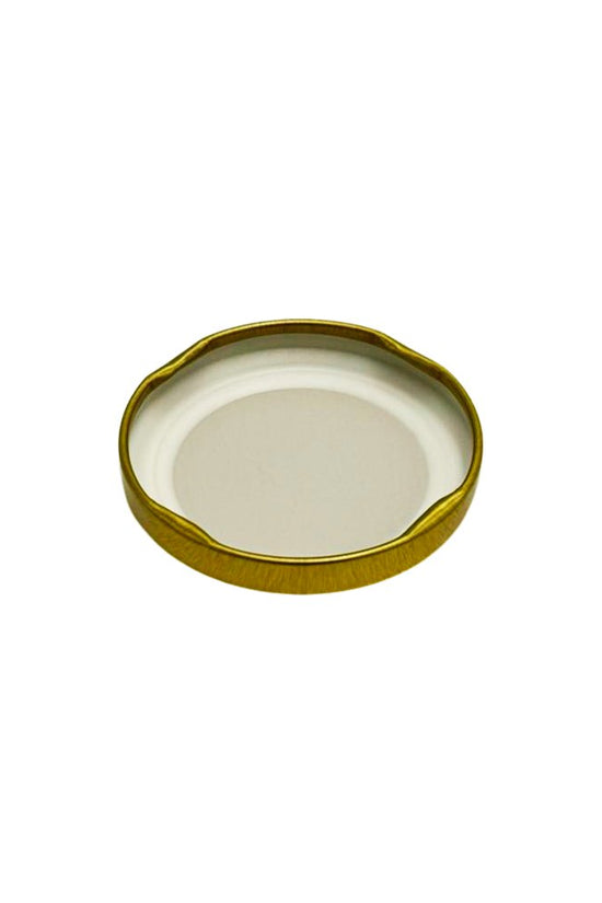 200mL Glass Jar With Gold Metal Twist Lid - TEM IMPORTS™