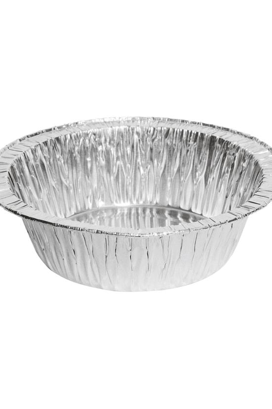 200mL Single Serve Round Base Foil Pie Case - 2000/CTN - TEM IMPORTS™