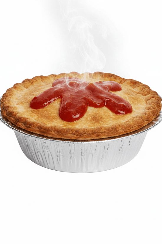 200mL Single Serve Round Base Foil Pie Case - 2000/CTN - TEM IMPORTS™