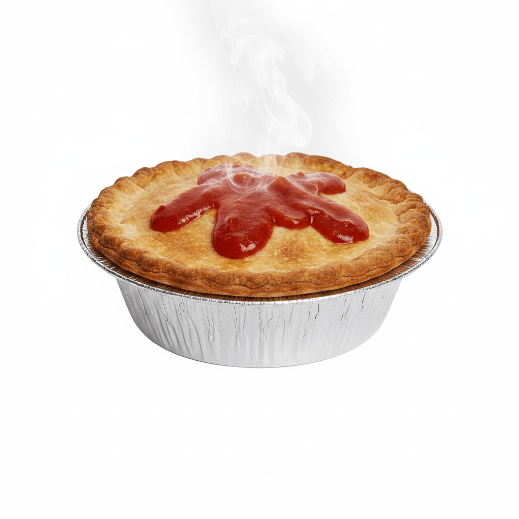 200mL Single Serve Round Base Foil Pie Case - 2000/CTN - TEM IMPORTS™
