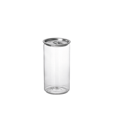 200mL Slim Clear PET Can With Lid - 400/CTN - TEM IMPORTS™