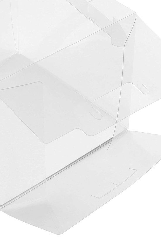 200x200x150mm Clear Square Box With Handle - TEM IMPORTS™