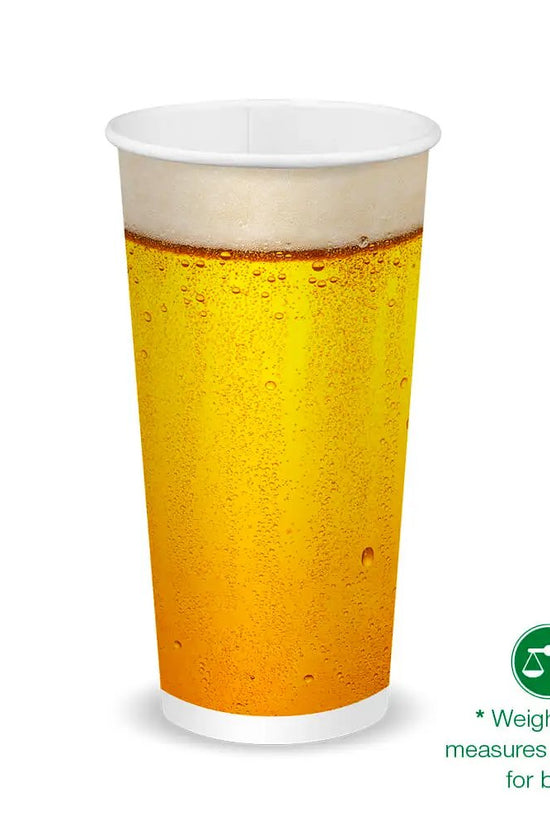 20oz/600mL (90mm) Beer Cold Paper BioCup - 1000/CTN - TEM IMPORTS™